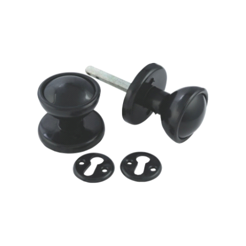 53mm plastic rim mortice knob