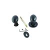 Black Antique Oval Rim Knob