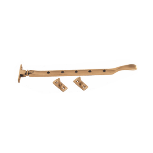 250mm brass casement stay