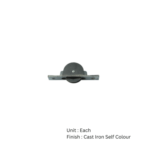 Alternative view of Cast Iron Sash Pulley – Self Colour, All-Cast Construction (Each)