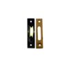 Sash Pulley Nylon Wheel Electro Brass Each