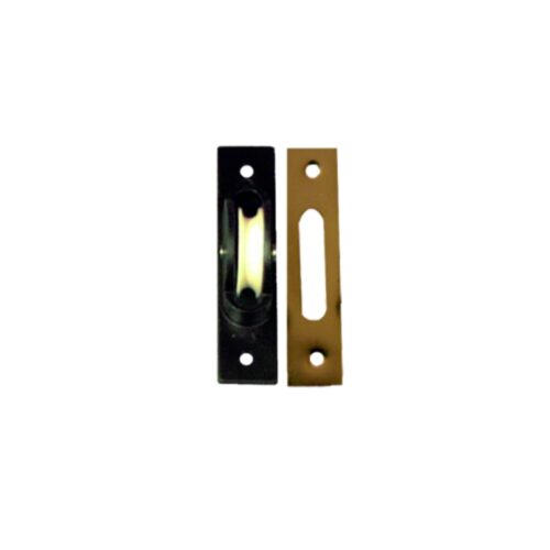 Sash Pulley Nylon Wheel Electro Brass Each