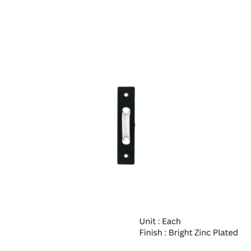 Alternative view of Sash Pulley Nylon Wheel Zinc Plated – Each