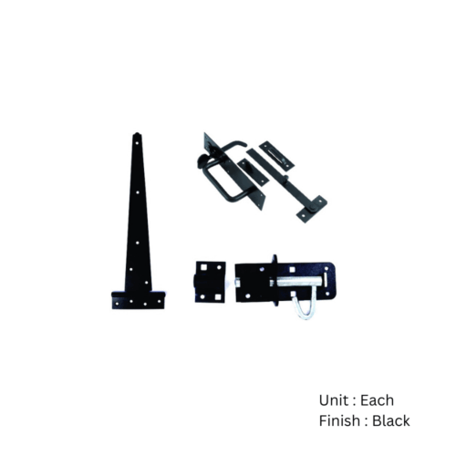 Alternative view of Single Gate Set With Suffolk Latch / Pad Bolt 400mm Set