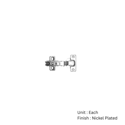 Alternative view of Sprung Cabinet Hinge - Inc Plate 35mm Nickel Plated Pair