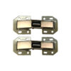 Easy On Hinge Nickel Plated Pair