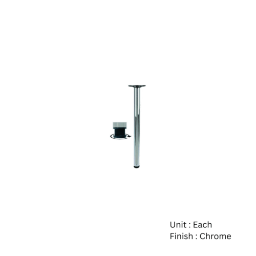 Alternative view of Adjustable Table Leg 60 X 870mm with Multiple Finish Each