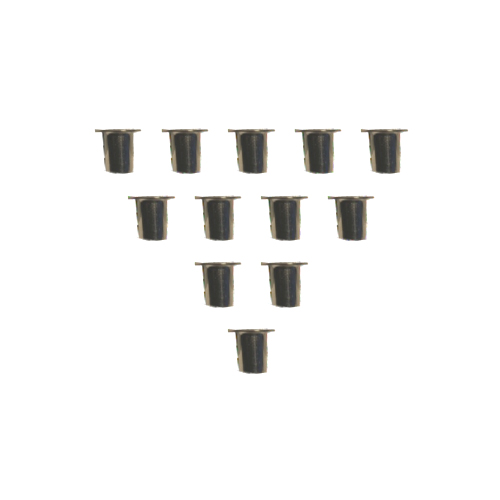 nickel plated shelf socket pack 12