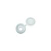 white screw caps pack of 25