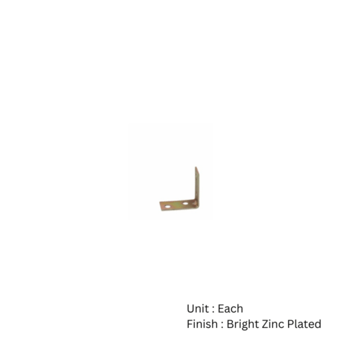 Alternative view of Corner Brace - Prepack 8 25mm Bright Zinc Plated Pack