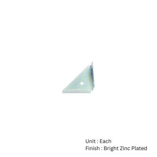 Alternative view of Steel Corner Bkt - Flange Pattern X100 50x50mm Bright Zinc Plated 100