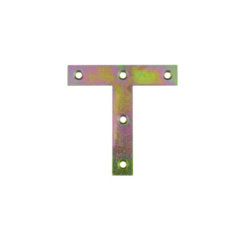 76mm zinc plated tee plate pack 25