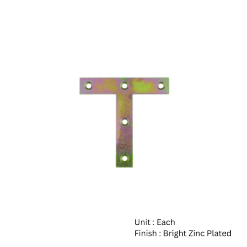 Alternative view of Tee Plate X 25 76mm Bright Zinc Plated 25
