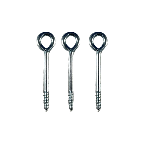 Zinc Plated Screw-In Hooks for 3″ Vine Eyes