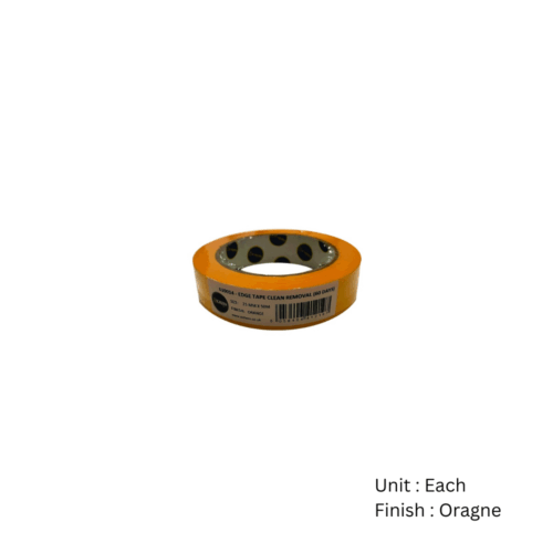 Alternative view of Edge Tape Clean Removal (60 Days) Orange with Two Different Sizes Each