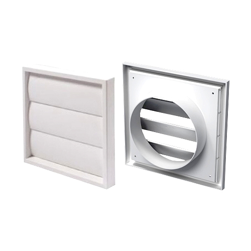 140mm PVC gravity vent 100mm duct flyscreen