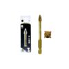 4 point hex shank glass drill bits set