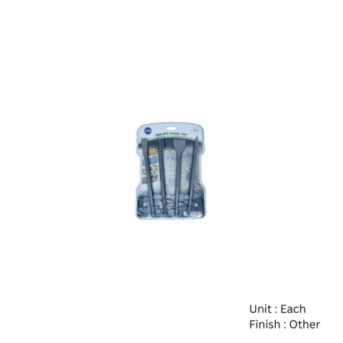 Alternative view of SDS 4pc Chisel Set – Cold, Flat, Point & Gouge Bits