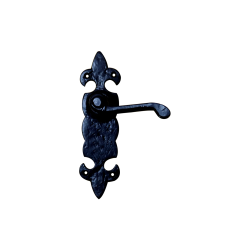 black antique ornate latch