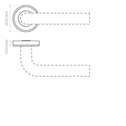 Alternative view of Spare Picco Lever Round Rose Pack for Door Handles