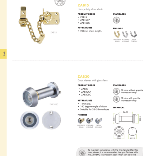 Alternative view of Heavy Duty Door Chain 200mm Extra Strong Security Guard for Front and Entrance Doors