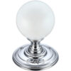 frosted glass knob