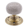 Ivory Crackle / Florentine Bronze