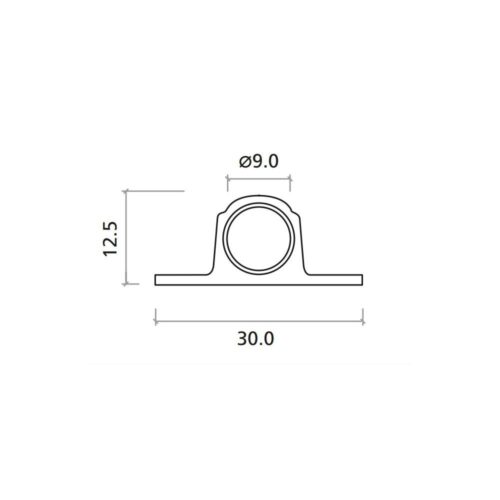 Alternative view of Architectural 100mm x 30mm Barrel Bolt