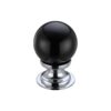 Polished Chrome / Black Glass