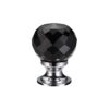 Polished Chrome / Black Glass