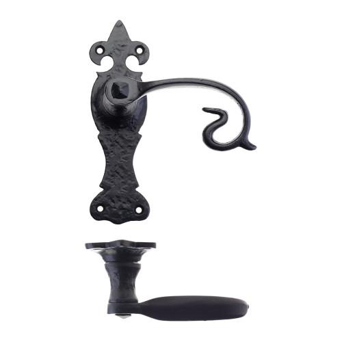 Fleur De Lys Latch Handle