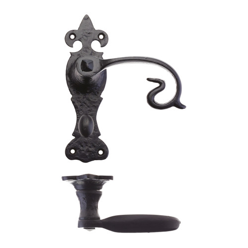 Fleur De Lys Bathroom Handle