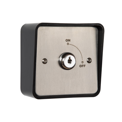stainless steel latching key switch