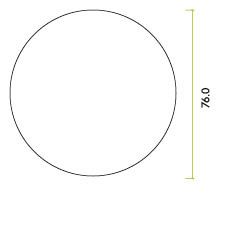 Alternative view of Fire Door Keep Locked Shut Sign 76mm Diameter Durable Safety Door Notice