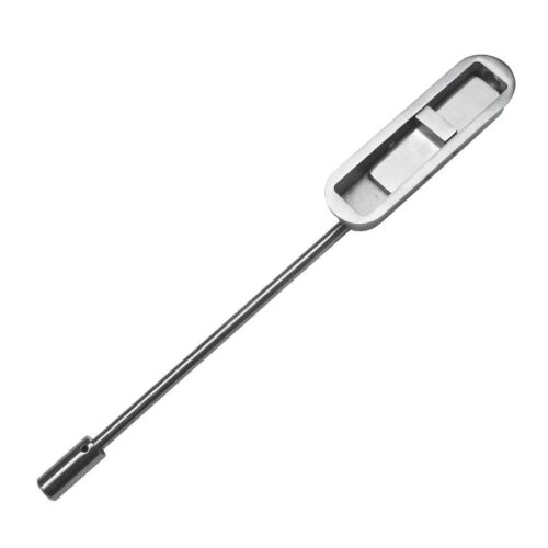 integral slide action flush bolt