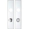 spare push on bathroom backplate aluminium
