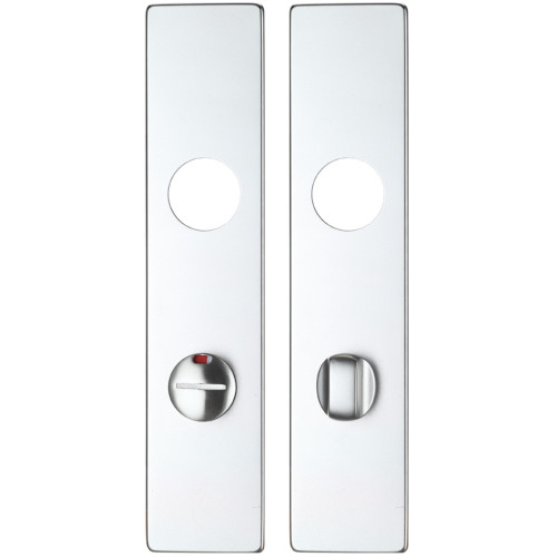 spare push on bathroom backplate aluminium