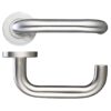 return to door lever handle