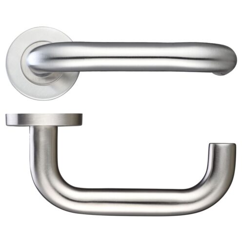 return to door lever handle