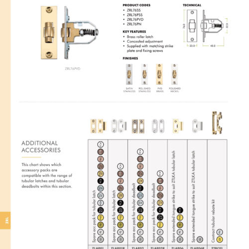 Alternative view of Adjustable Roller Latch Heavy Duty Door Latch with Smooth Closing Action Versatile Hardware for Interior and Exterior Doors