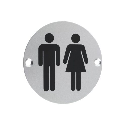 Modern Unisex Sex Symbol Door Sign