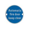 Fire Door Keep Clear Sign