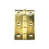 Double Steel Washered Brass Butt Hinge