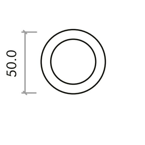 Alternative view of Round Rose Turn & Release Set – Fixings Included