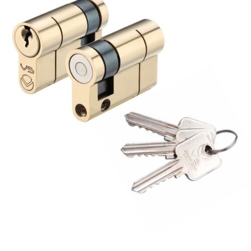 Alternative view of Euro Profile V5 Single Cylinder 45mm – Master Keyed (MK1) – Fixings Included