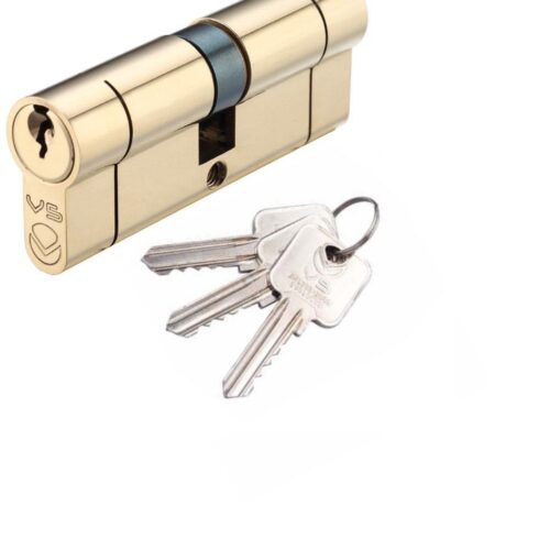 Alternative view of Euro Profile V5 Double Cylinder 80mm – Master Keyed (MK1) – Fixings Included