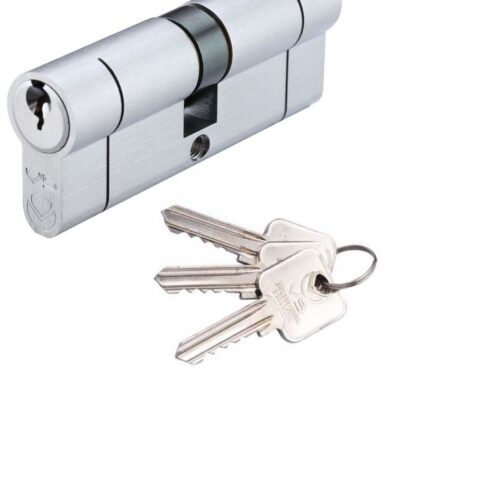 Alternative view of Euro Profile V5 Double Cylinder 80mm – Master Keyed (MK2) – Fixings Included