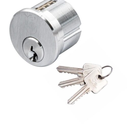 Alternative view of V5 Threaded Rim Cylinder – Keyed Alike (KA11) – Fixings Included