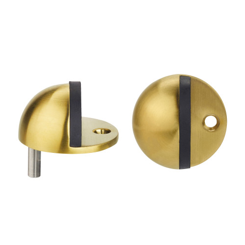 floor mounted door stop, oval door stopper, 45mm floor door stop, modern door stop fixings included, durable door stop