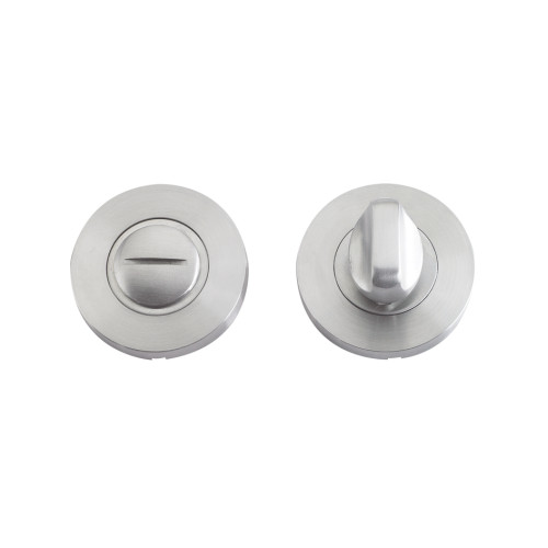 Thumb Turn and Release – Complete with Escutcheons & 5mm Spindle – Grade 201 – Fixings Included